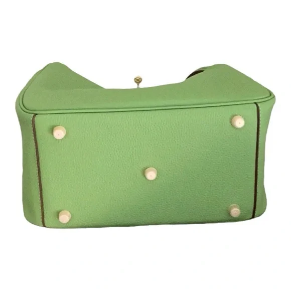 New Fruit Green Leather Women's Shoulder Hand Bag 26CM With Dust Cover And Box